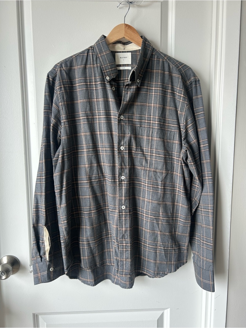 Billy Reid 100% Cotton Button-Up Sz L